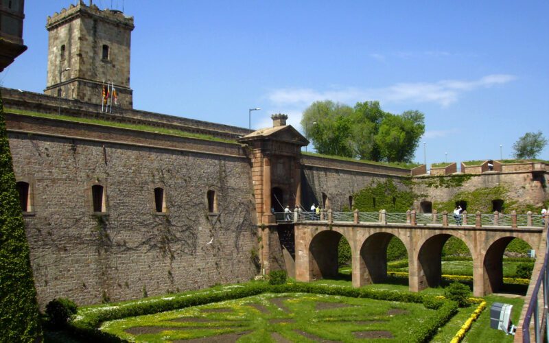 El castillo de Montjuïc en Barcelona